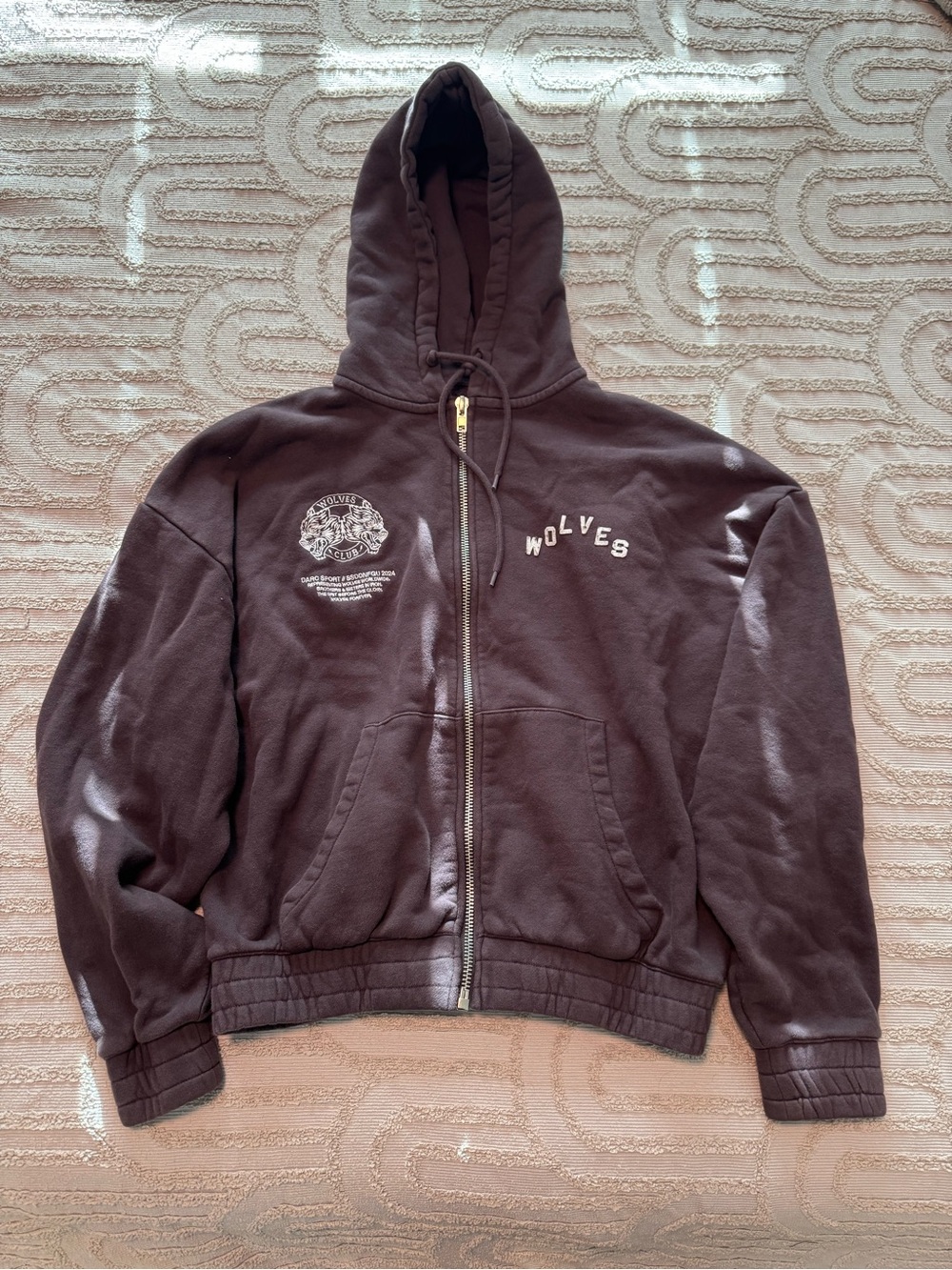 DARCSPORT oversized zip hoodie